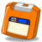 Zip orange Icon